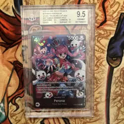 BGS 9.5 ONE PIECE OP06-093 PERONA SR STORE TREASURE CUP 2024 September winner - Image 1