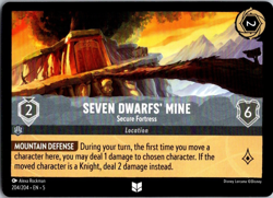 Disneys Lorcana Seven Dwarfs' Mine - Secure Fortress Shimmering Skies Free Ship! - Image 1