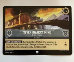 Disney Lorcana Shimmering Skies Seven Dwarfs’ Mine Secure Fortress 204/204 NM - Image 1
