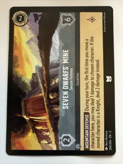 Disney Lorcana Shimmering Skies Seven Dwarfs’ Mine Secure Fortress 204/204 NM - Image 2