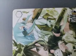 SAO Sword Art Online " Kirito & Sinon " S71-084U Weiss Schwarz 10th card Japan - Image 2