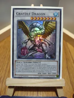 YuGiOh Card Graydle Dragon DOCS-EN048 Super Rare Dimension of Chaos 1st Edition. - Image 1