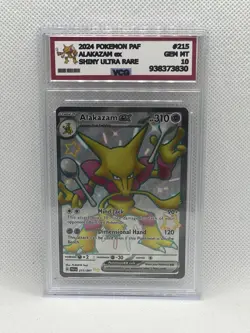 SIMSALA ALAKAZAM EX SHINY ULTRA RARE VCG 10 215- POKEMON GRADED CARD NO PSA/BGS - Image 1