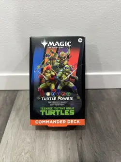 Teenage Mutant Ninja Turtles Commander Deck Turtle MTG New Sealed - Image 1