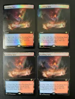 MTG- Scalding Tarn x4 - MH2 Extended Art (Two are FOIL) - Image 1