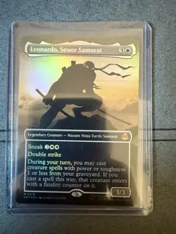 Leonardo, Sewer Samurai 215 (Borderless) Teenage Mutant Ninja Turtles NM Foil - Image 1