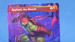Raphael, the Muscle Borderless FOIL 4 MTG Teenage Mutant Ninja Turtles TMT NM X1 - Image 3