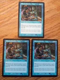 MTG Magic Rhystic Study x3 Prophecy MP - Image 1