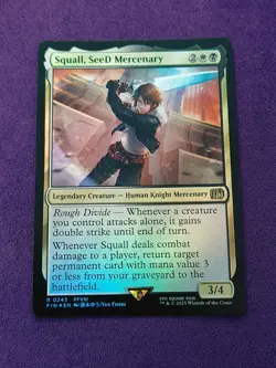 MTG FINAL FANTASY #243 Squall, SeeD Mercenary NM FOIL - Image 1