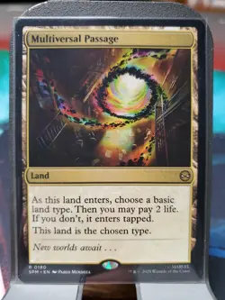 Multiversal Passage ~ Magic The Gathering MTG ~ Marvel's Spider-Man Regular NM - Image 1