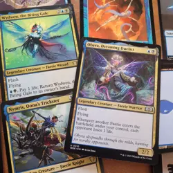 Custom Commander MTG Deck Magic = **FAERIES** Beat U Black 'n' Blue Budget too! - Image 1