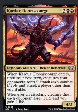 Kardur, Doomscourge Custom Commander Deck MTG EDH Magic Rakdos 100 Cards - Image 1