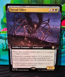 magic the gathering - Dread Tiller - Artifact Creature - Scarecrow - Rare - Image 1