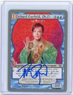 Richard Garfield, Ph.D. Unhinged Signed MTG - Image 1