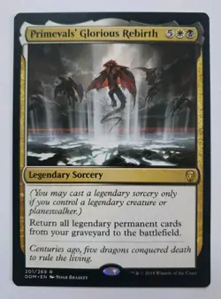Primevals' Glorious Rebirth Dominaria NM Regular - Image 1