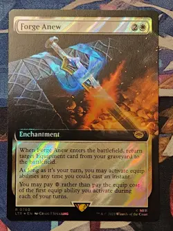 MTG Lord Of The Rings - Forge Anew - Borderless Surge FOIL NM - Image 1