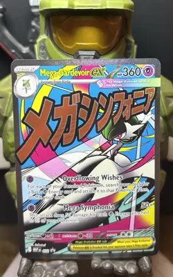Mega Gardevoir Ex Pokemon Ascended Heroes 32 Black Star Promo Mega Attack Rare!! - Image 1