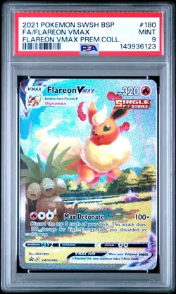 Pokemon TCG Flareon VMAX SWSH180 Promo Cards - PSA 9 Mint - Image 1