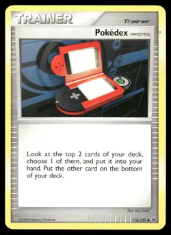 Pokemon Cards Pokedex HANDY910is 114/127 Platinum Uncommon NM *2 - Image 1