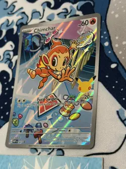 2026 Pokemon NM TCG 30th Anniversary First Partner Black Star Promo Chimchar 041 - Image 3