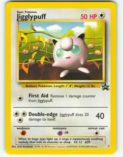 Jigglypuff - #7 WOTC Black Star Promo - Pokemon TCG - 2000 - Image 1