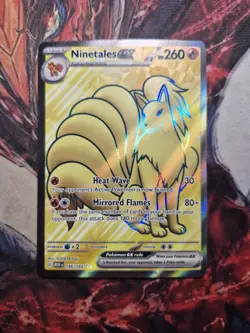 Ninetales ex - 186/165 Full Art Rare - Pokemon Scarlet & Violet 151 - NM - Image 1