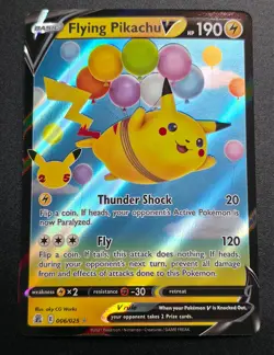 Flying Pikachu V Ultra Rare Holo 006/025 Celebrations NM Pokemon TCG - Image 1