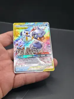 Pokemon TCG Blastoise Piplup GX Holo Card 38/236 Cosmic Eclipse Tag Team - Image 4