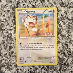 Pokemon TCG Meowth Toys 'R' Us Promo Holo Stamped Card 053/083 Miscellaneous - Image 1