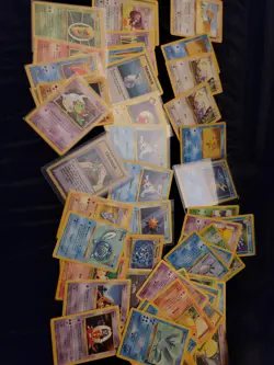 15LB mixed pokemon card lot with 2 binders and tin - Image 3