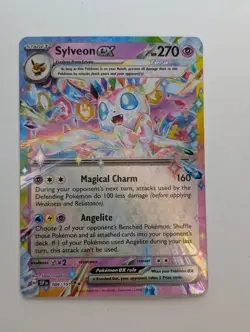 Sylveon ex 086/191 - SV08: Surging Sparks Pokemon Double Rare NM - Image 1