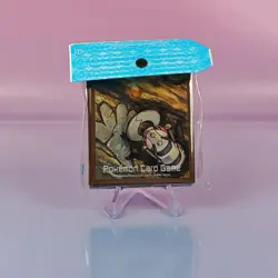 POKEMON CENTER DECK SHIELDS FOSSIL/RELIC DESIGN (BRAUN) 64 SLEEVES OVP - Image 1