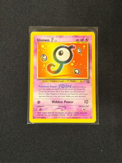 Pokemon TCG Unown [J] 38 Promo Wizards Black Star Promos NM - Image 1