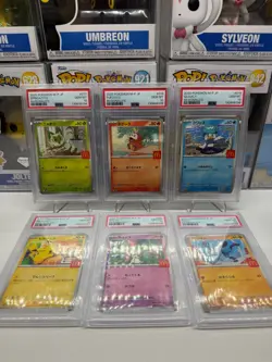 McDonald’s Promo Sequential Set of 6 Japanese 2025 PSA 10 Pokemon - Image 1