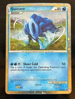 Suicune HGSS21 Holo Pokemon Heartgold & Soulsilver Suicune - Image 1