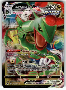 Rayquaza VMAX 111/203 SWSH07: Evolving Skies NM Pokemon Card TCG - Image 1