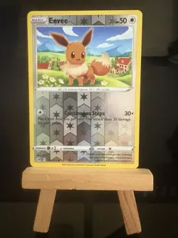 EEVEE - 205/264 Fusion Strike NM - Reverse Holo Common - Pokemon TCG Card - Image 1