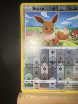 EEVEE - 205/264 Fusion Strike NM - Reverse Holo Common - Pokemon TCG Card - Image 5