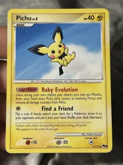 Pichu - 11/17 - Pokemon POP Series 9 Uncommon Non Holo LP - Image 1