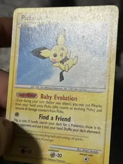 Pichu - 11/17 - Pokemon POP Series 9 Uncommon Non Holo LP - Image 2