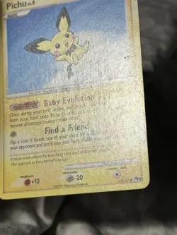 Pichu - 11/17 - Pokemon POP Series 9 Uncommon Non Holo LP - Image 4