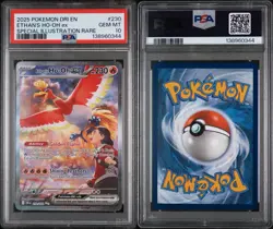 2025 Pokemon DRI EN Special Illustration Rare #230 Ethan's Ho-oh Ex PSA 10 - Image 3