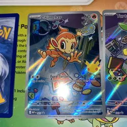 Pokemon TCG Chimchar Turtwig Piplup First Partner Illustration Collection n Hand - Image 4
