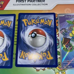 Pokemon TCG Chimchar Turtwig Piplup First Partner Illustration Collection n Hand - Image 5
