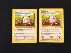 x2 Pokemon TCG Jigglypuff 7 Promo Wizards Black Star Promos NM - Image 1