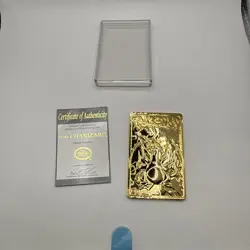Pokemon Charizard Nintendo 1999 Burger King 23k Gold Plated Card - Image 2