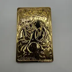 Pokemon Charizard Nintendo 1999 Burger King 23k Gold Plated Card - Image 5