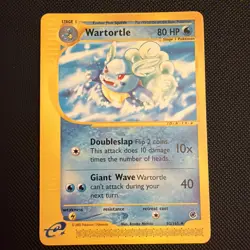 POKEMON WARTORTLE 92/165 UNCOMMON EXPEDITION NM - Image 1