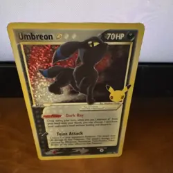 Pokemon Umbreon Star 17/17 Celebrations Classic Collection Holo 70 HP English - Image 1