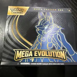 Pokemon TCG Mega Evolution Lucario Elite Trainer Box - Image 1